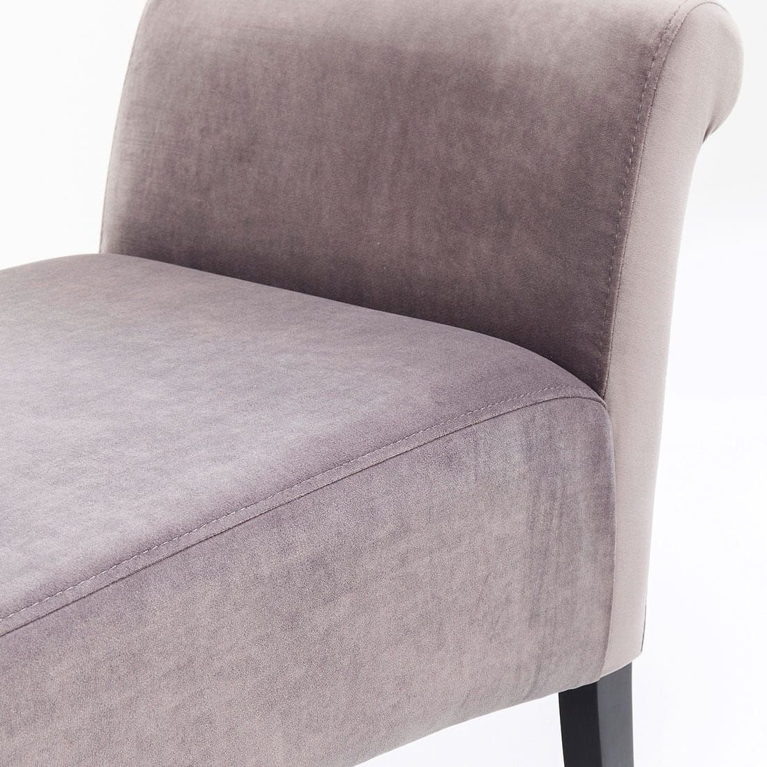 KARE 83296 Motley Bank 108x40x61cm Silbergrau