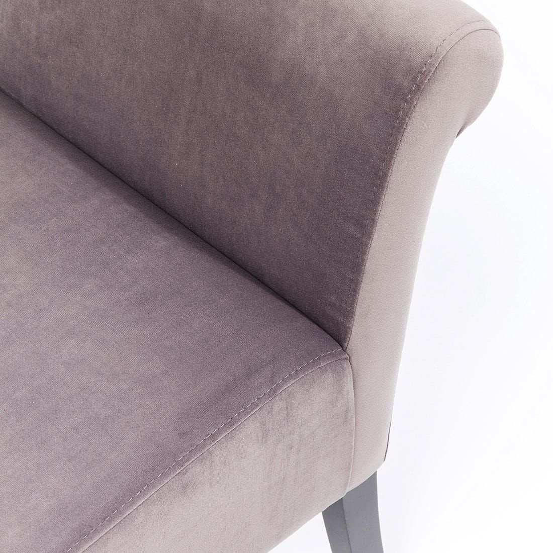 KARE 83296 Motley Bank 108x40x61cm Silbergrau