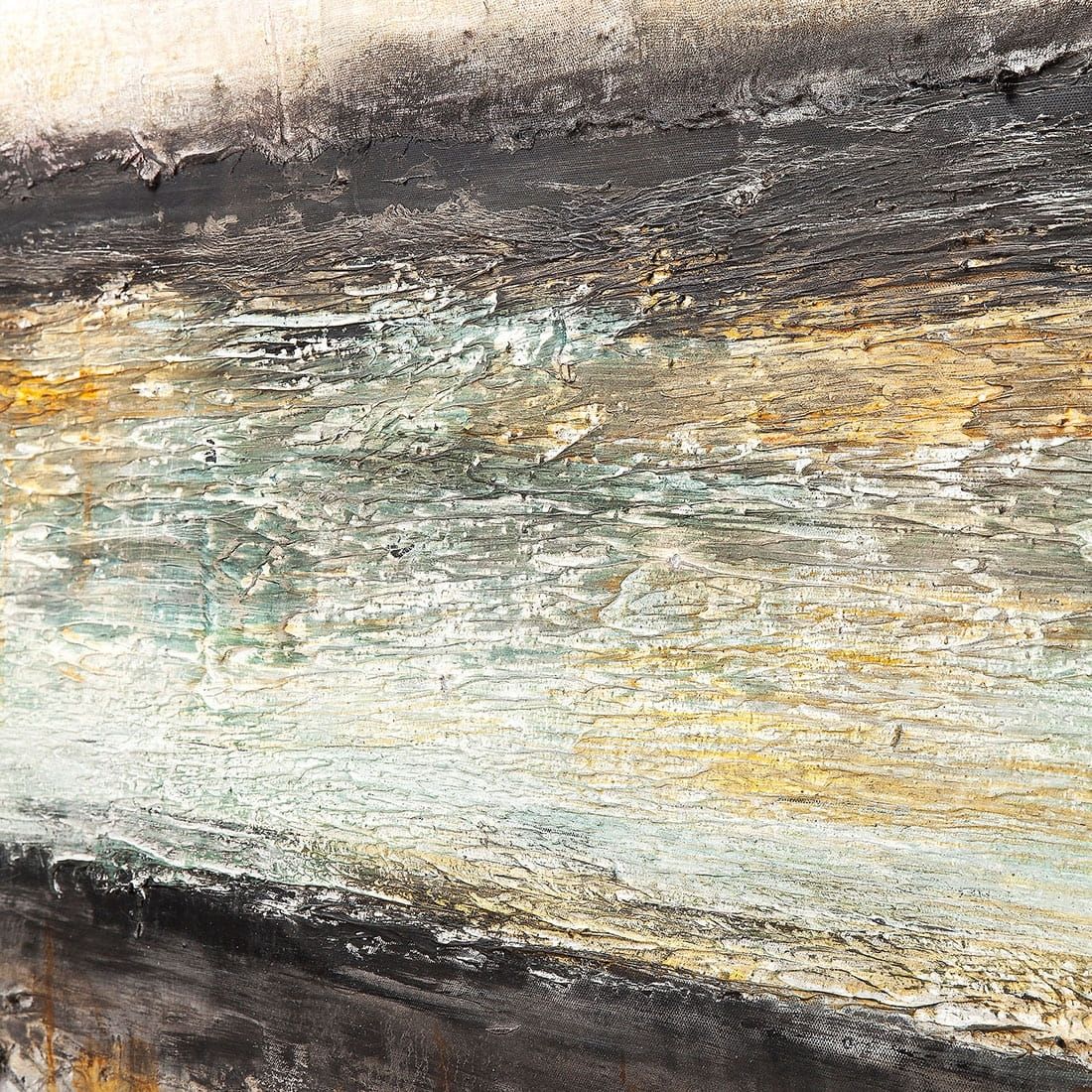 KARE Ölbild Abstract Grey Line One 120x150cm