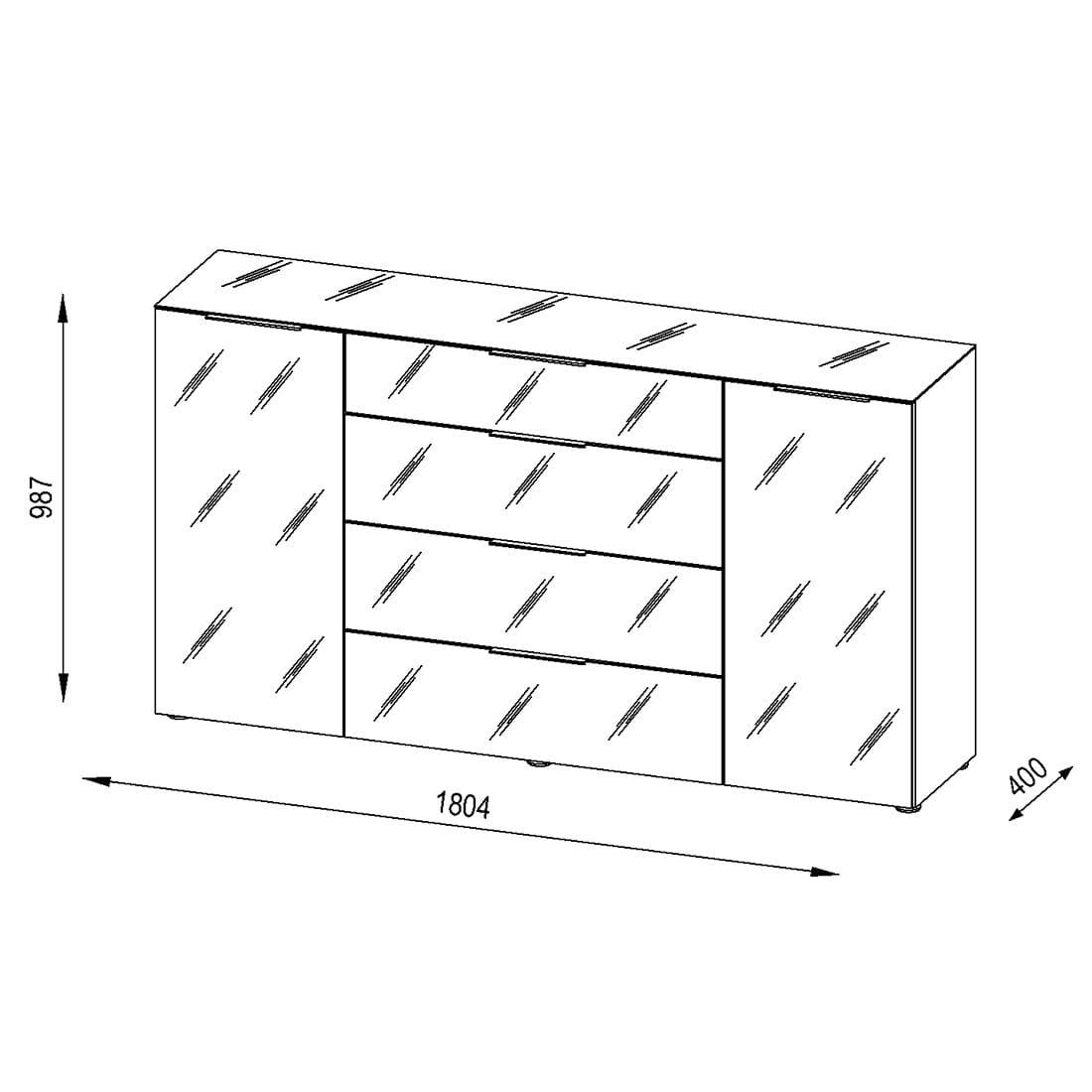 Maja Möbel Trend Sideboard 180,4x40x98,7cm