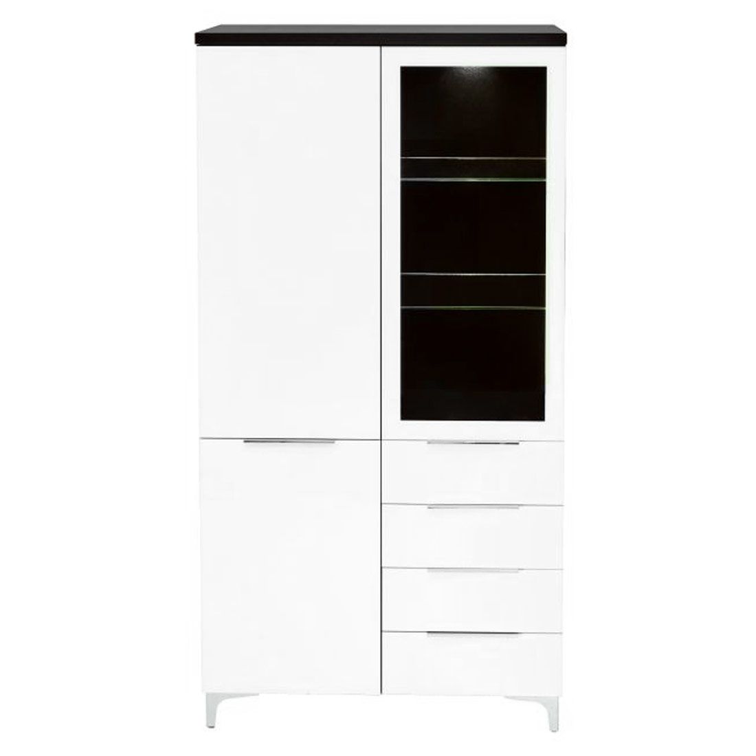 Maja Möbel Shino Vitrine mit Beleuchtung 90,1x46x175,9cm
