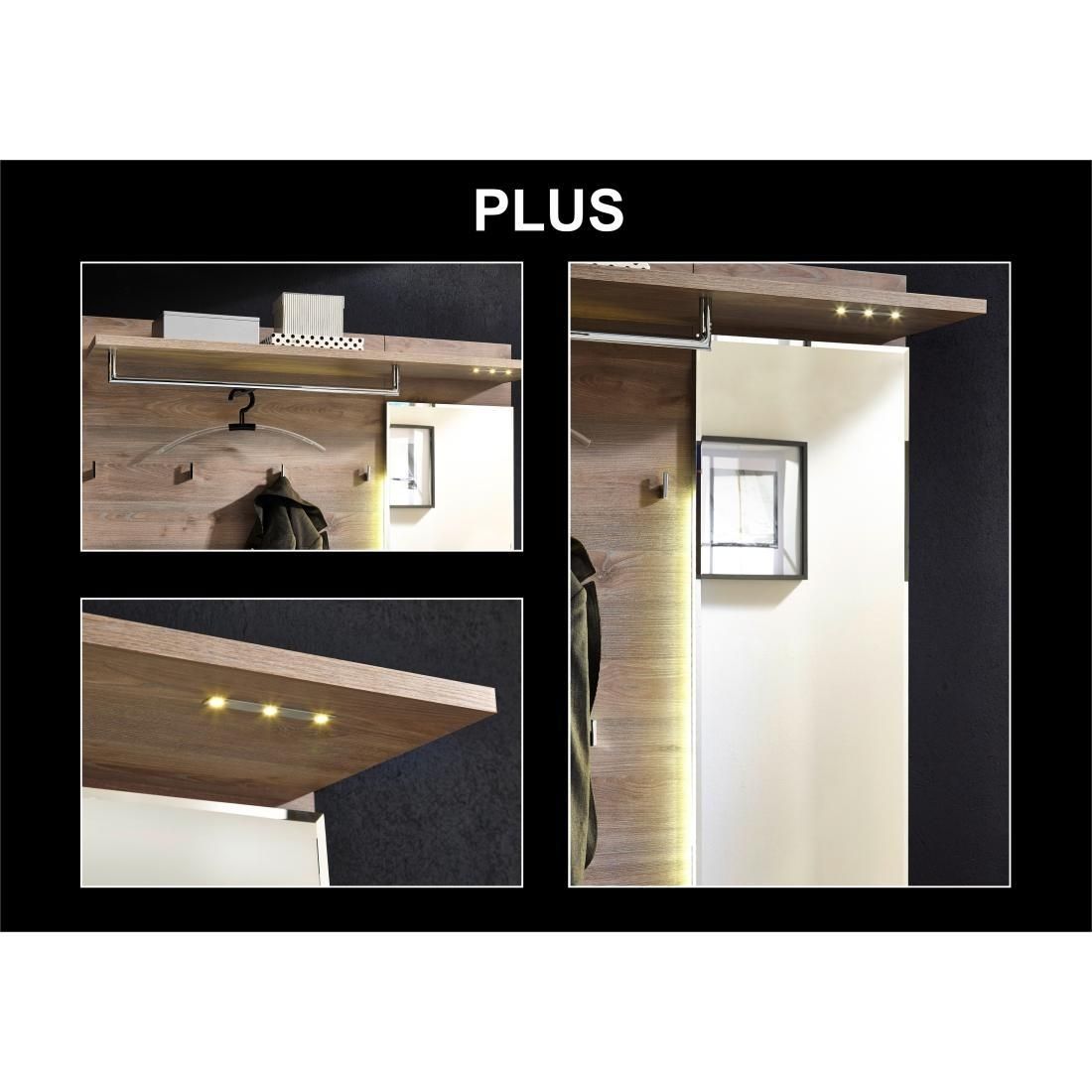 Innostyle Plus Garderoben-Set mit Beleuchtung 3-tlg.