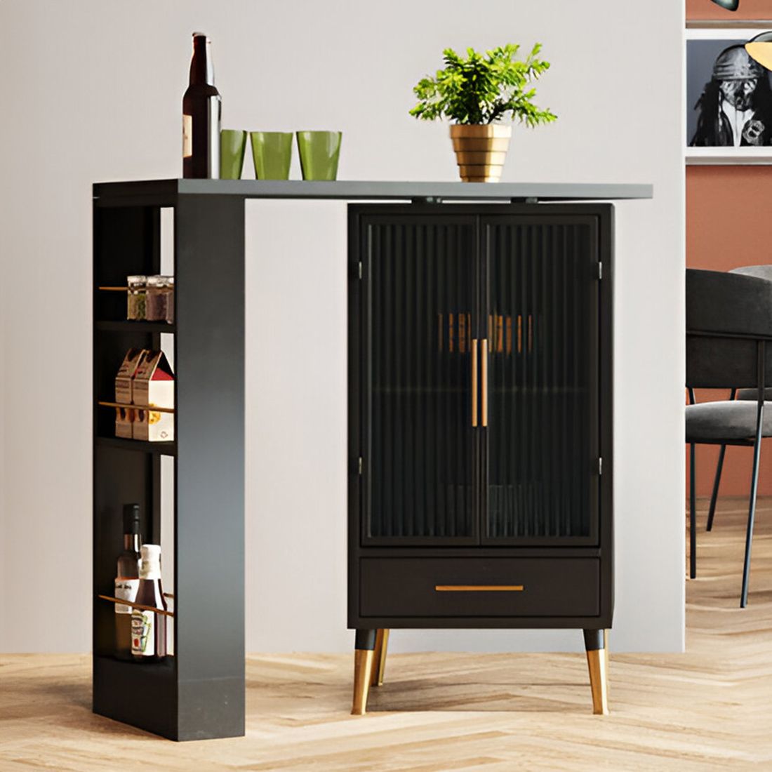KARE Vinoteca La Gomera Barschrank 90x40x92cm