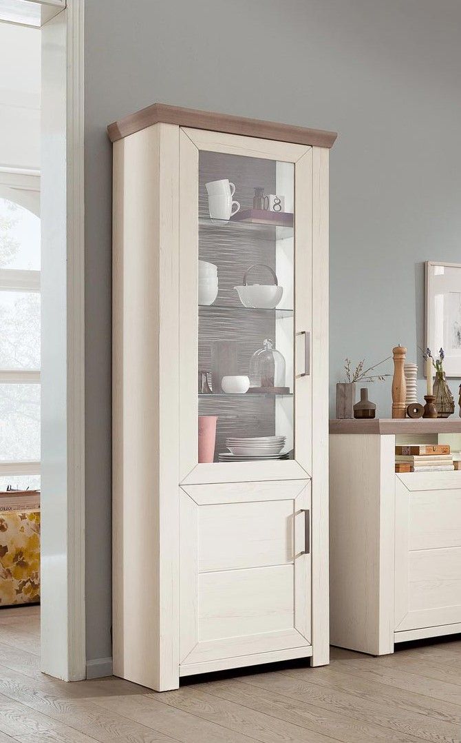 set one York Vitrine 74,5x42,2x206,6cm