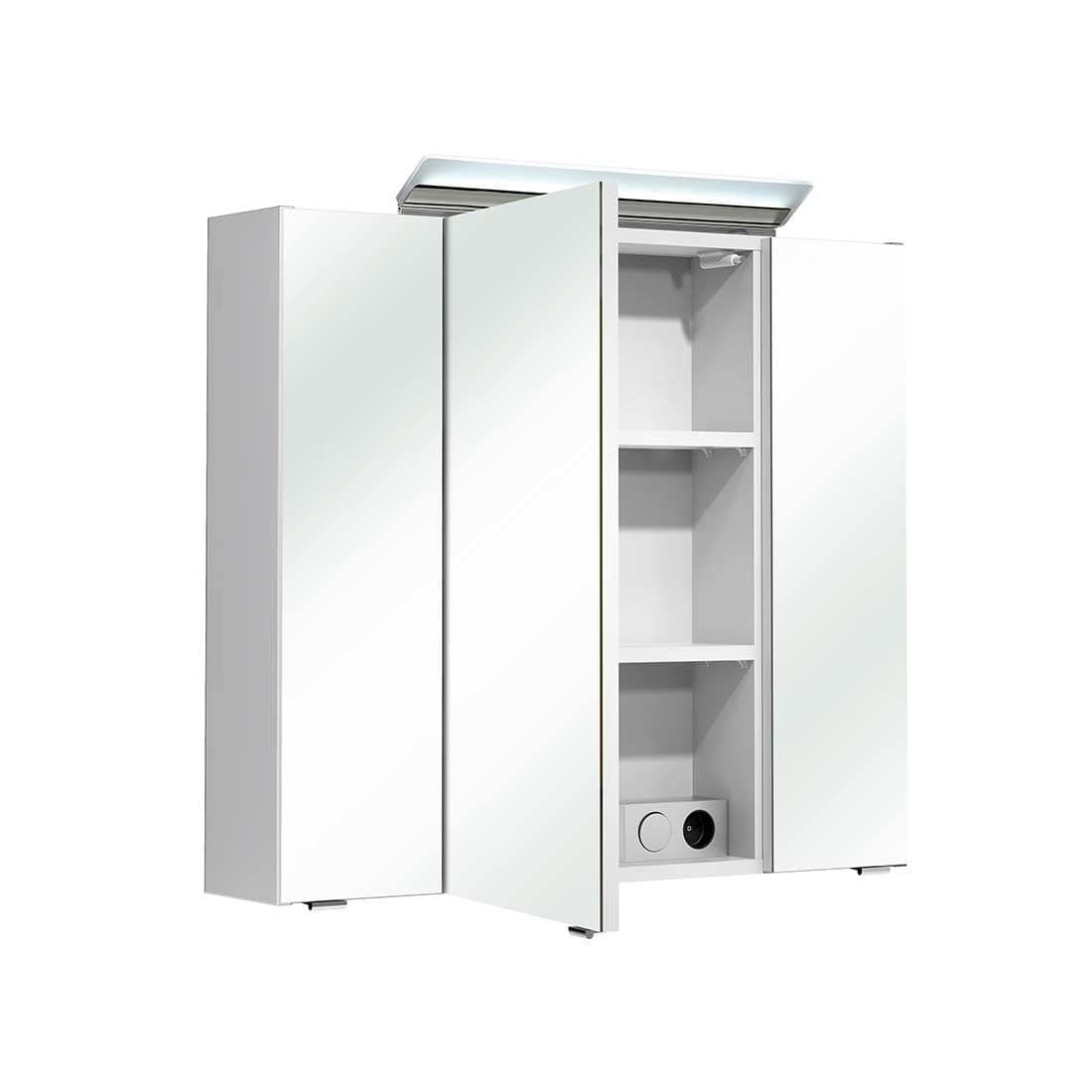 Pelipal Filo Spiegelschrank Oria II mit LED-Beleuchtung 80x16x70cm