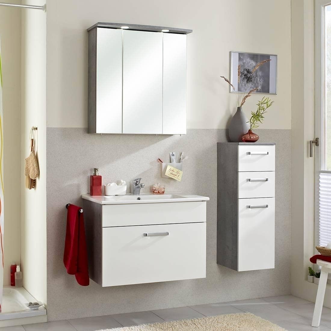 Pelipal Hanau Spiegelschrank mit LED-Beleuchtung 65x20x72cm