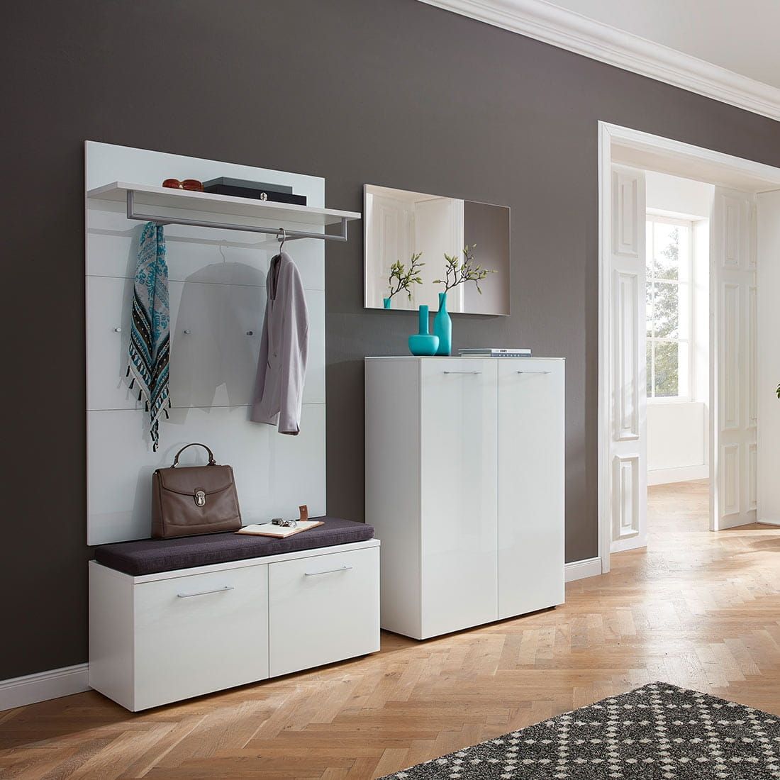 Germania Scalea Garderobenbank 97x40x47cm