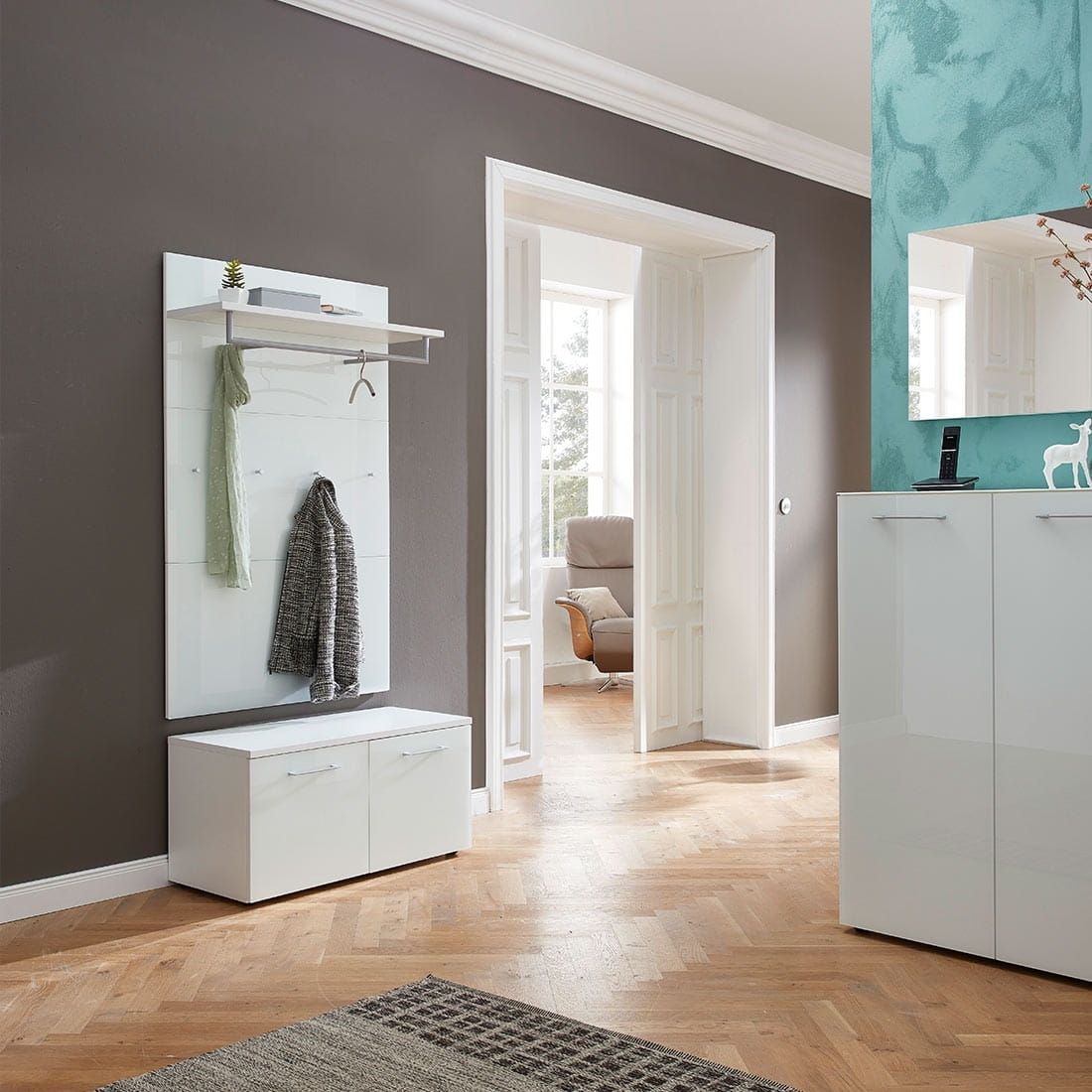 Germania Scalea Garderobenpaneel 97x30x144cm