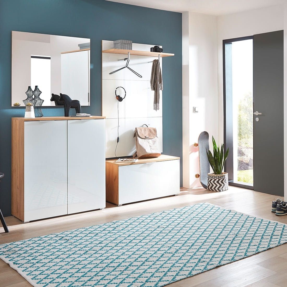 Germania Telde Garderobenpaneel 89x30x144cm