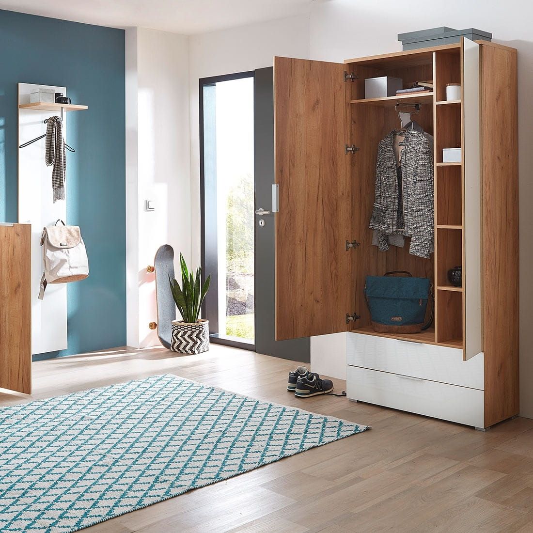 Germania Telde Garderobenschrank 84x40x196cm