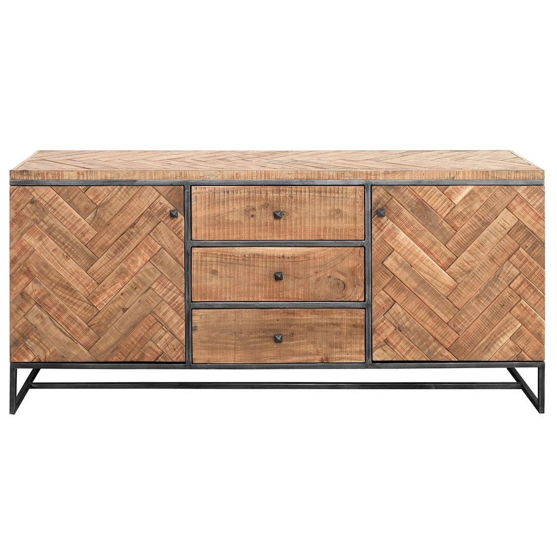 Wolf Möbel Parquet Sideboard 175x80x45cm Akazie Hela