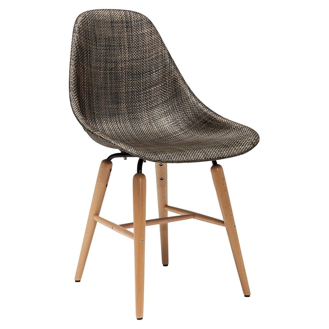 KARE Forum Wood Brown Schalenstuhl 50x56x80cm