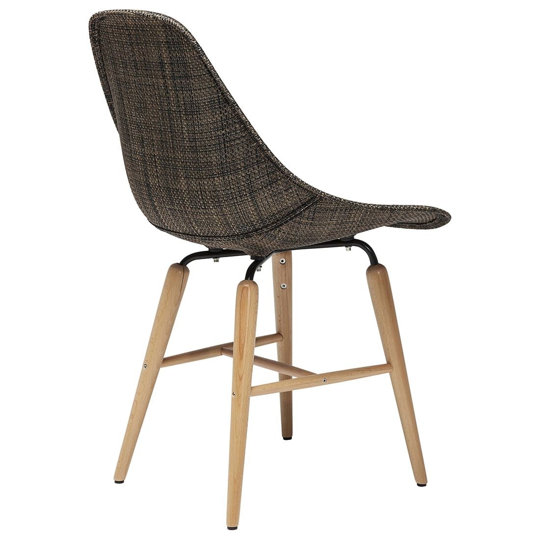 KARE Forum Wood Brown Schalenstuhl 50x56x80cm