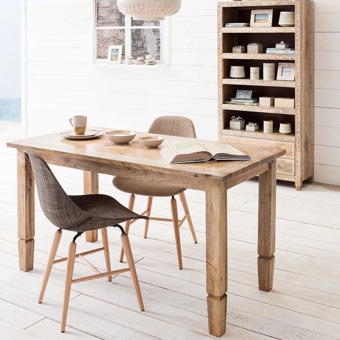 KARE Forum Wood Brown Schalenstuhl 50x56x80cm
