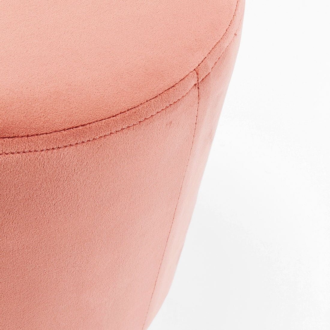 KARE Cherry Rose Brass Hocker Ø35cm