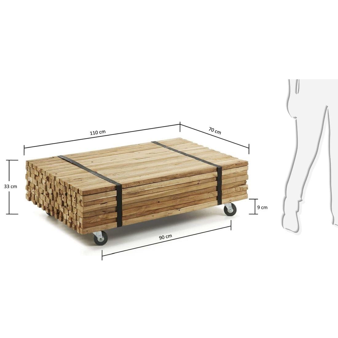 La Forma Irma Couchtisch 110x70cm