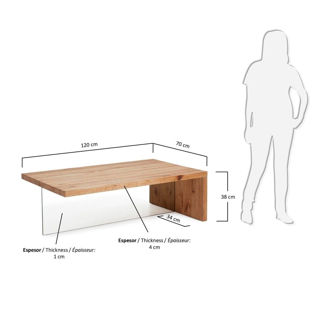 La Forma Tulsi Couchtisch 70x120cm