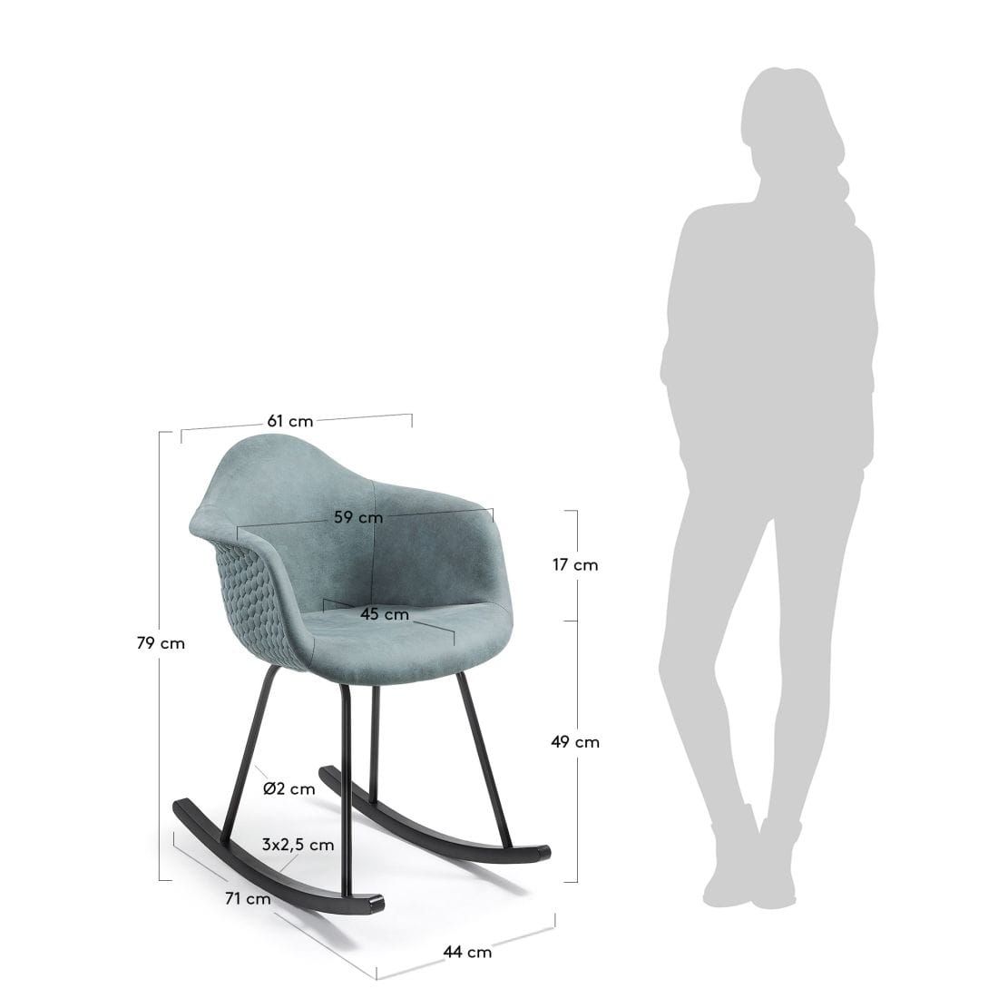 La Forma Kenna Schaukelstuhl