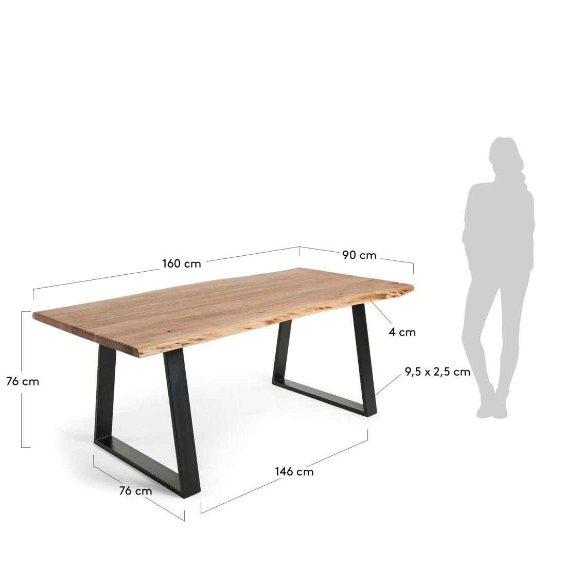 La Forma Alaia Esstisch 160x90cm