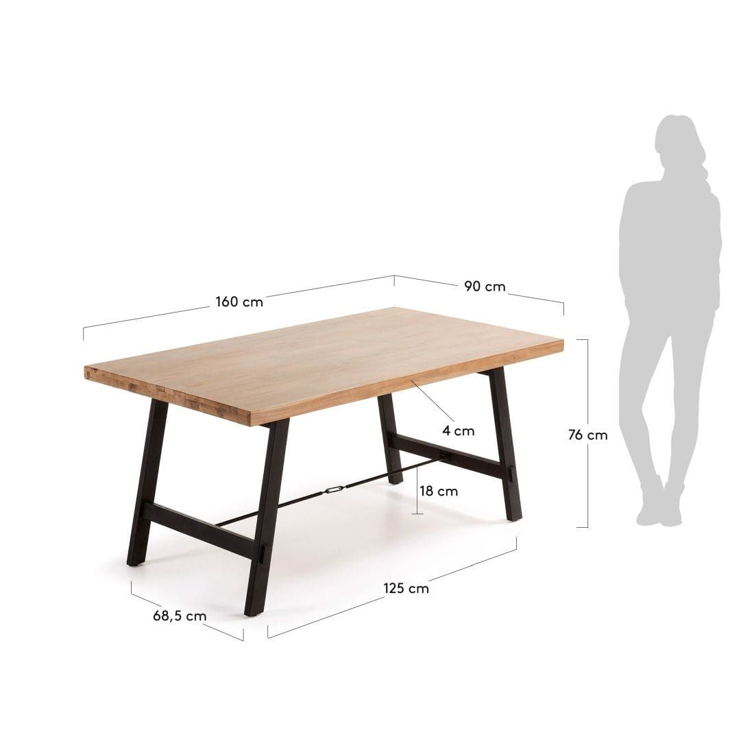 La Forma Vita Esstisch 160x90cm