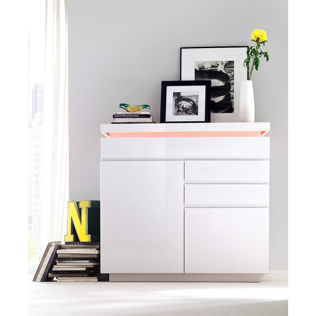 MCA Ocean Sideboard mit Beleuchtung 120x40x114cm