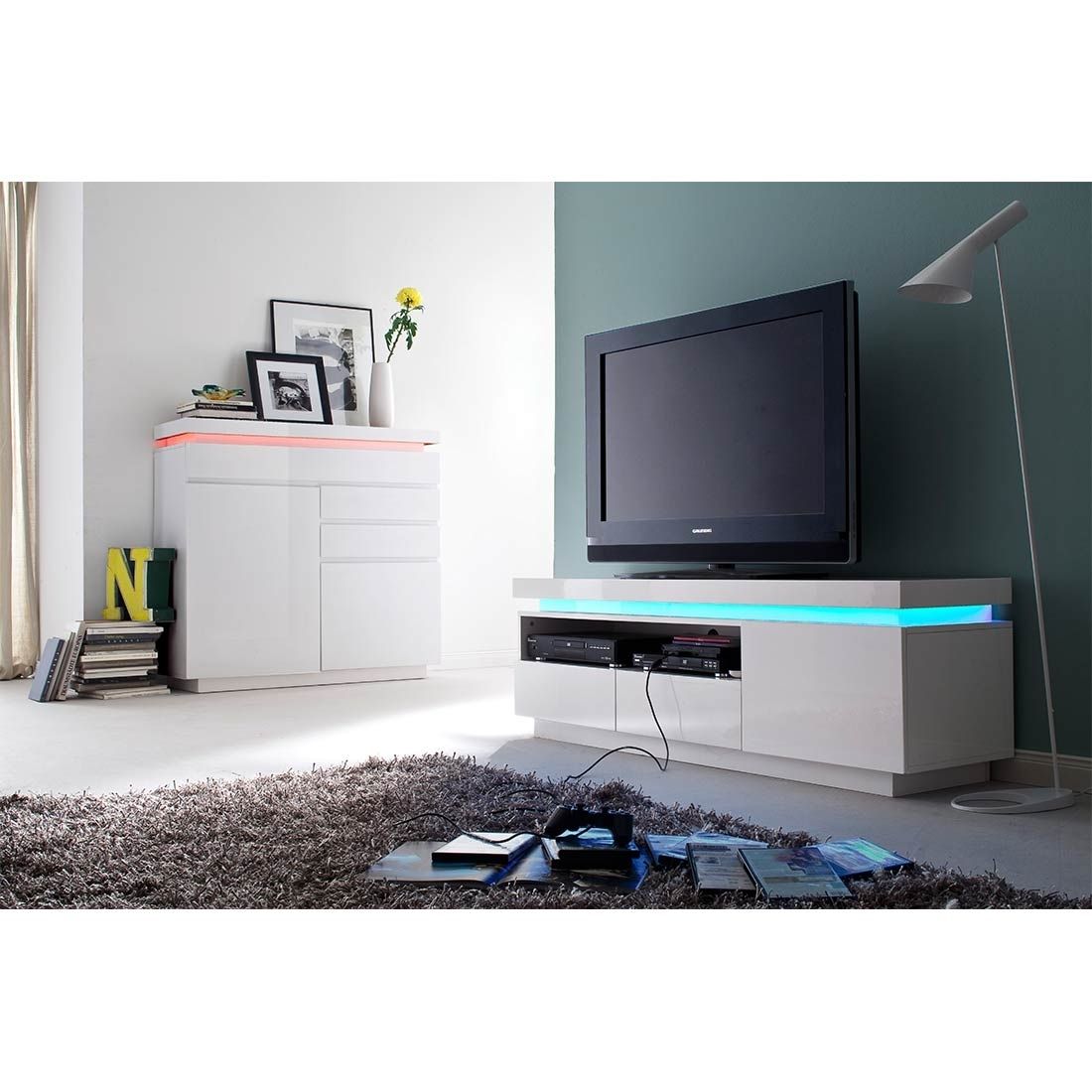 MCA Ocean Sideboard mit Beleuchtung 120x40x114cm