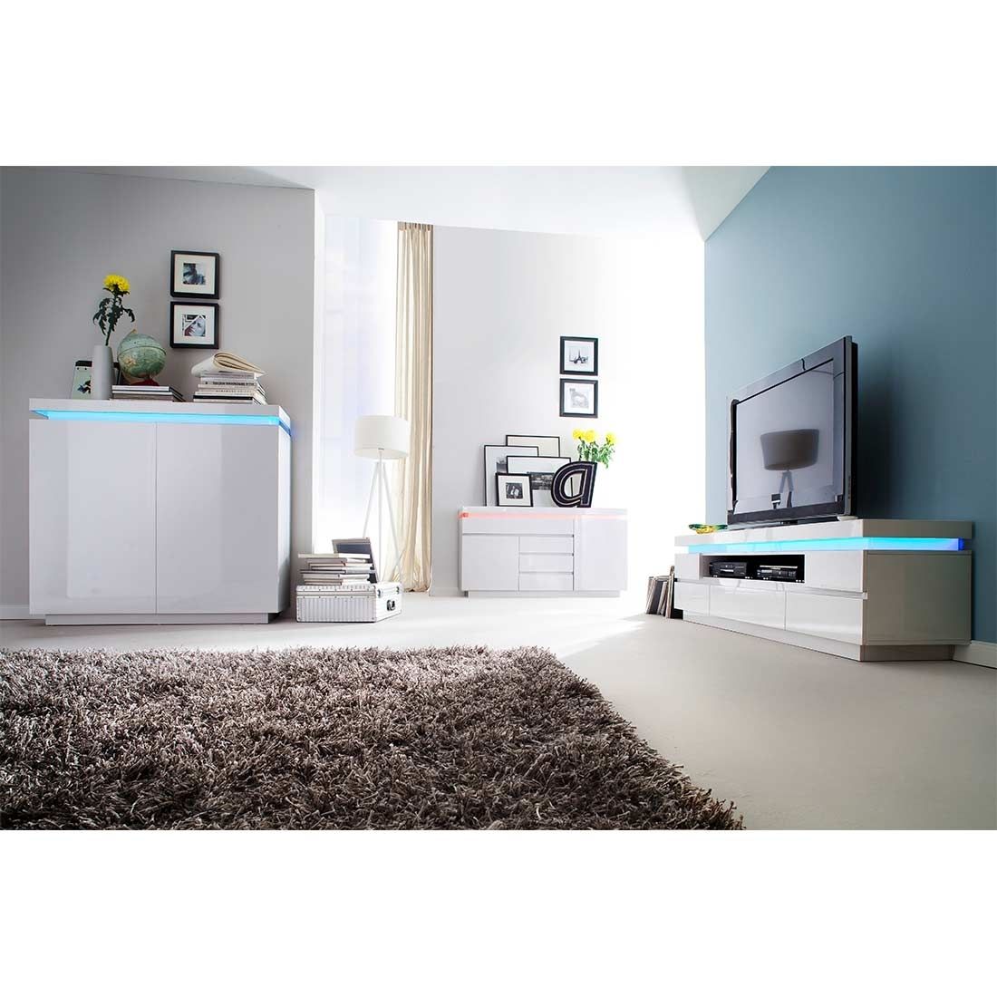 MCA Ocean Sideboard mit Beleuchtung 120x40x114cm