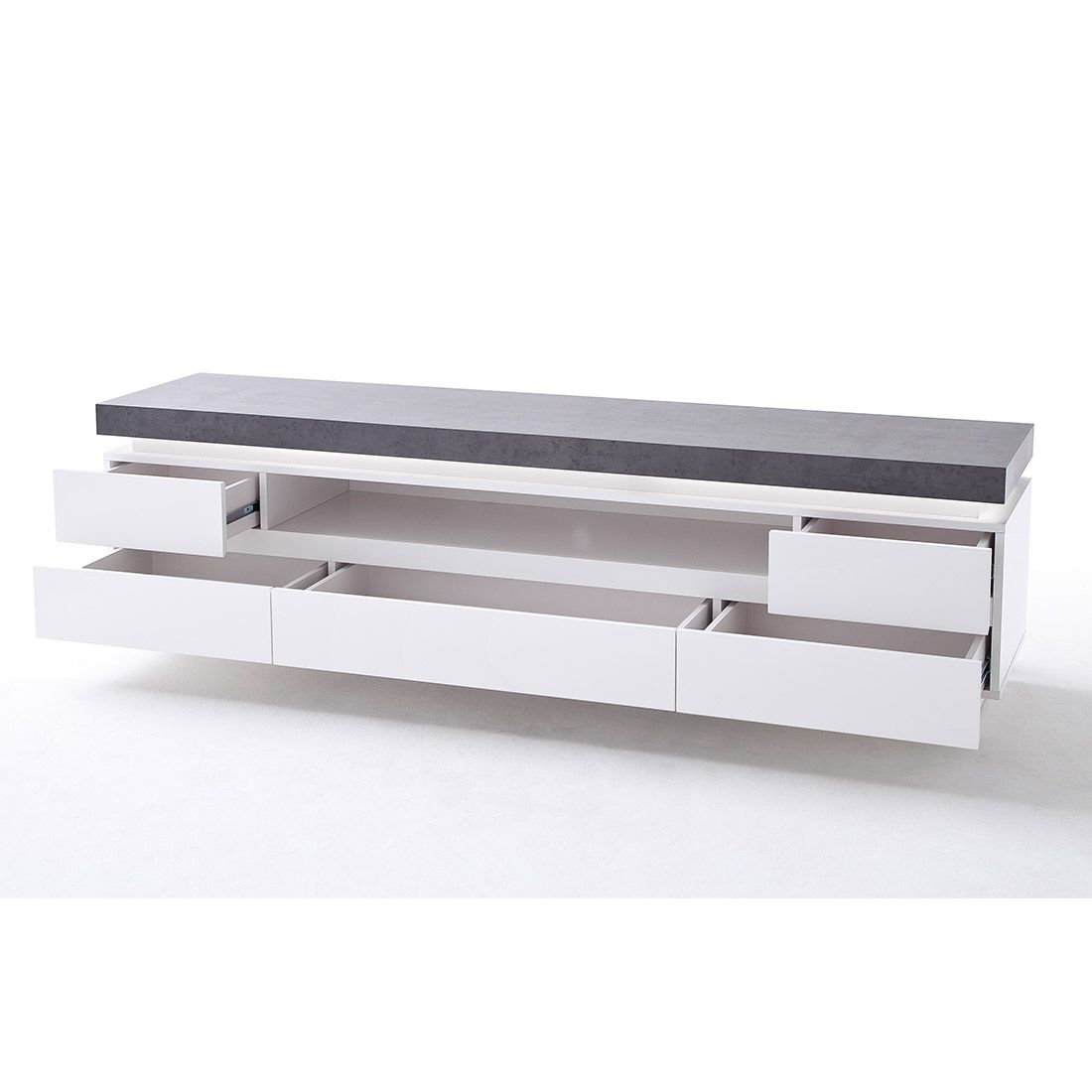 MCA Atlanta Lowboard mit Beleuchtung 175x40x48cm