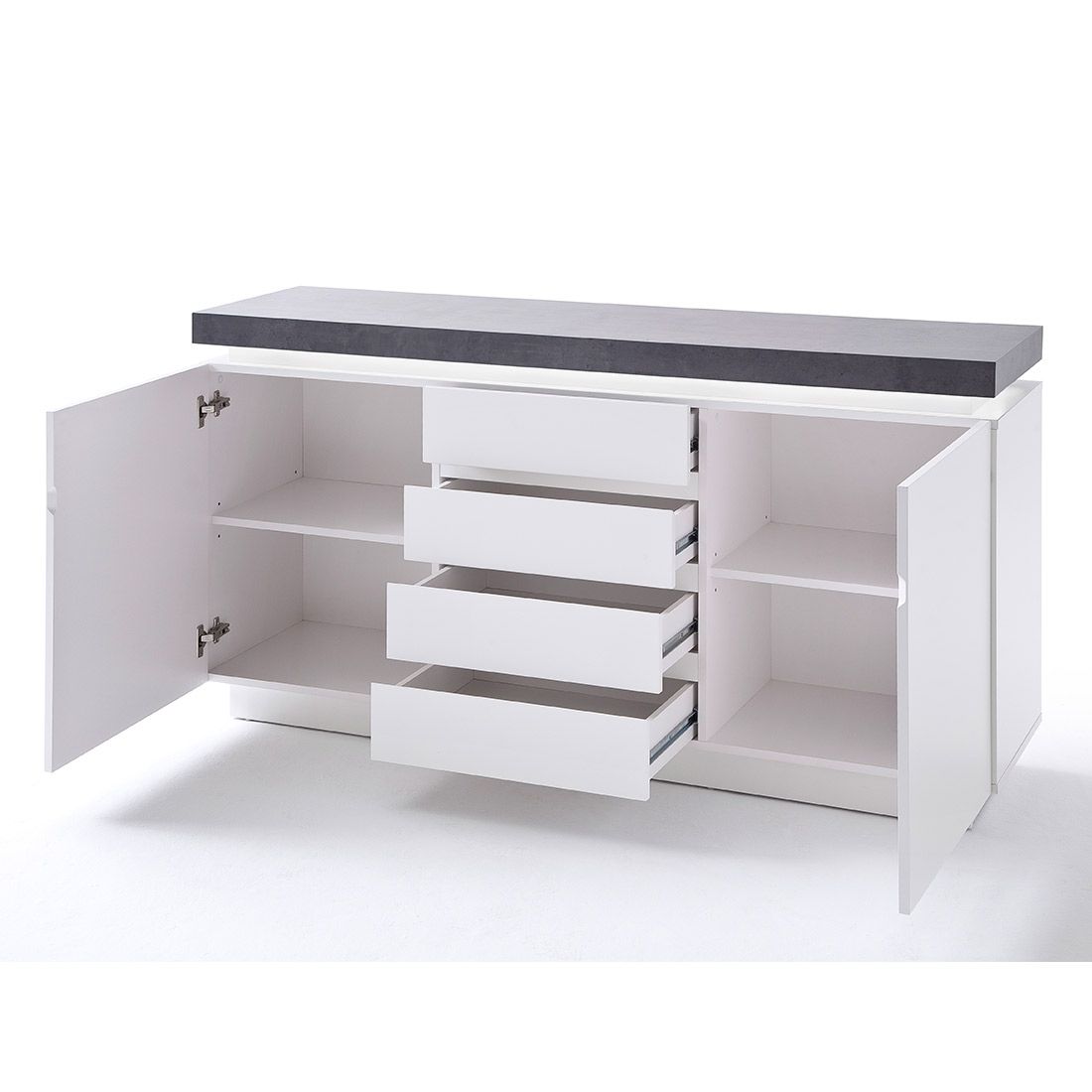 MCA Atlanta Sideboard mit Beleuchtung 150x40x80cm