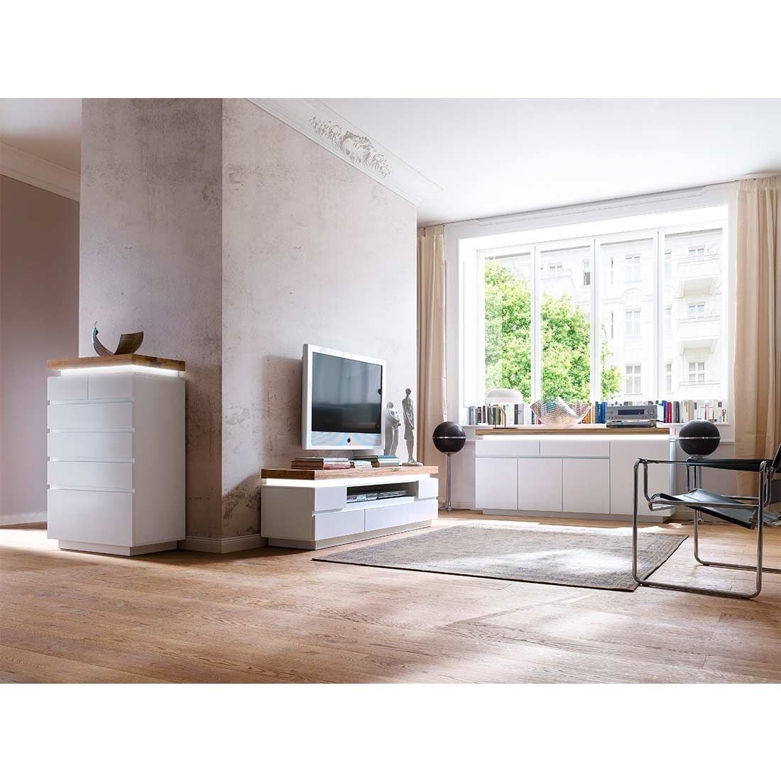 MCA Romina Lowboard mit Beleuchtung 175x40x49cm