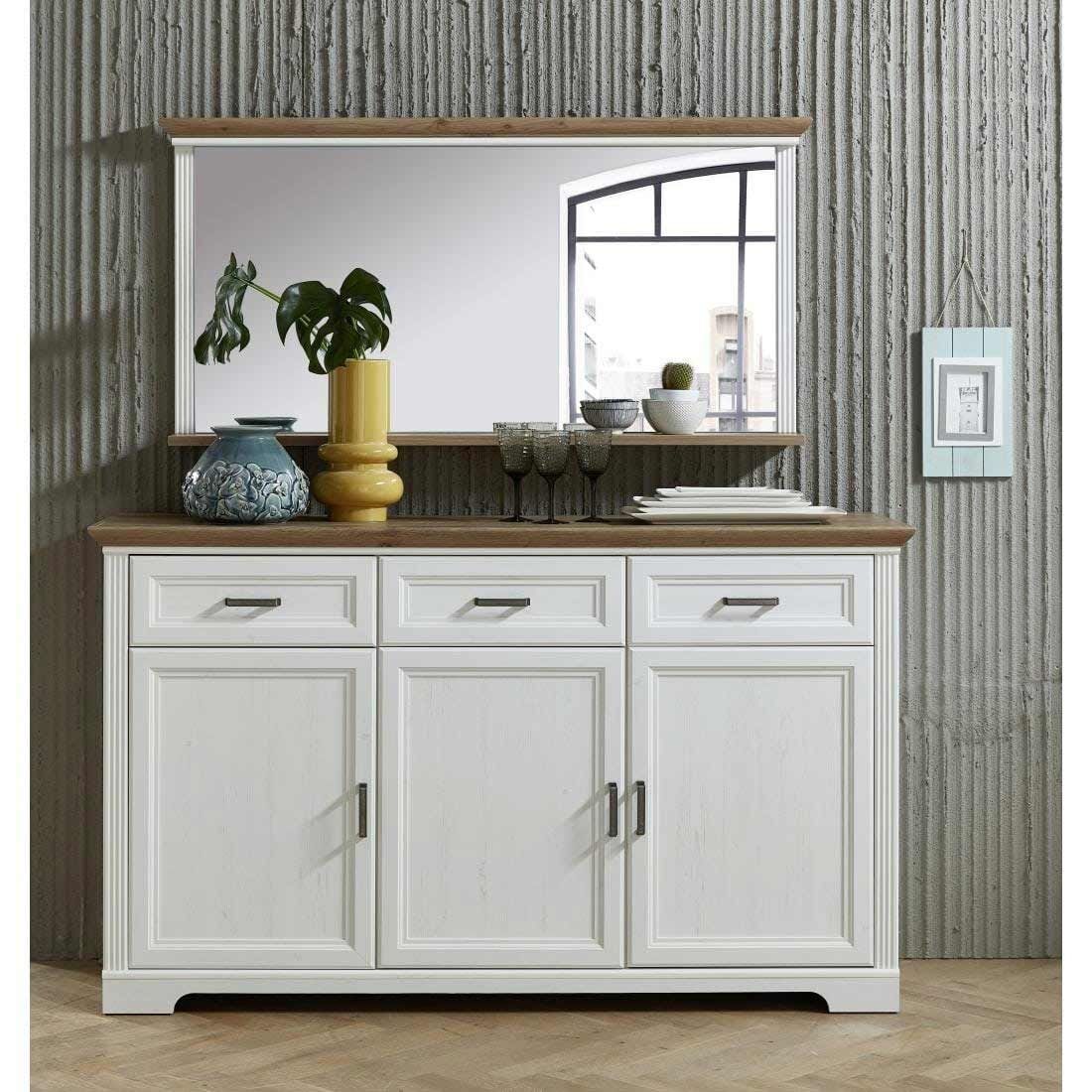 Innostyle Jasmin Sideboard 166x48x102cm Pinie Hell/Artisan Eiche