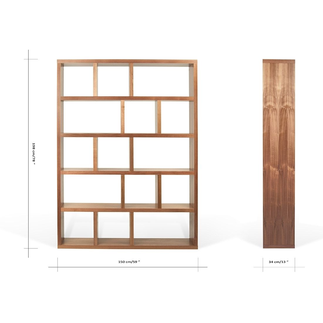 TEMAHOME Berlin Regal 150x34x198cm
