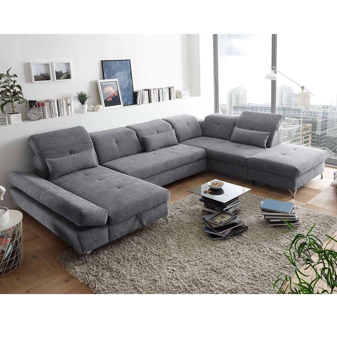 BlackRedWhite Melfi Wohnlandschaft