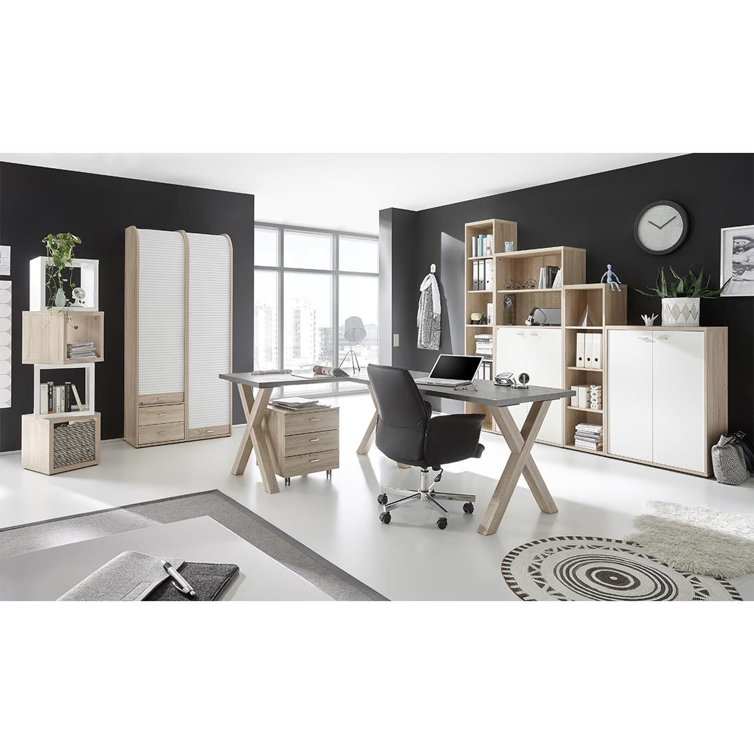 Mäusbacher Mister Office Aktenregal 81x36x145cm