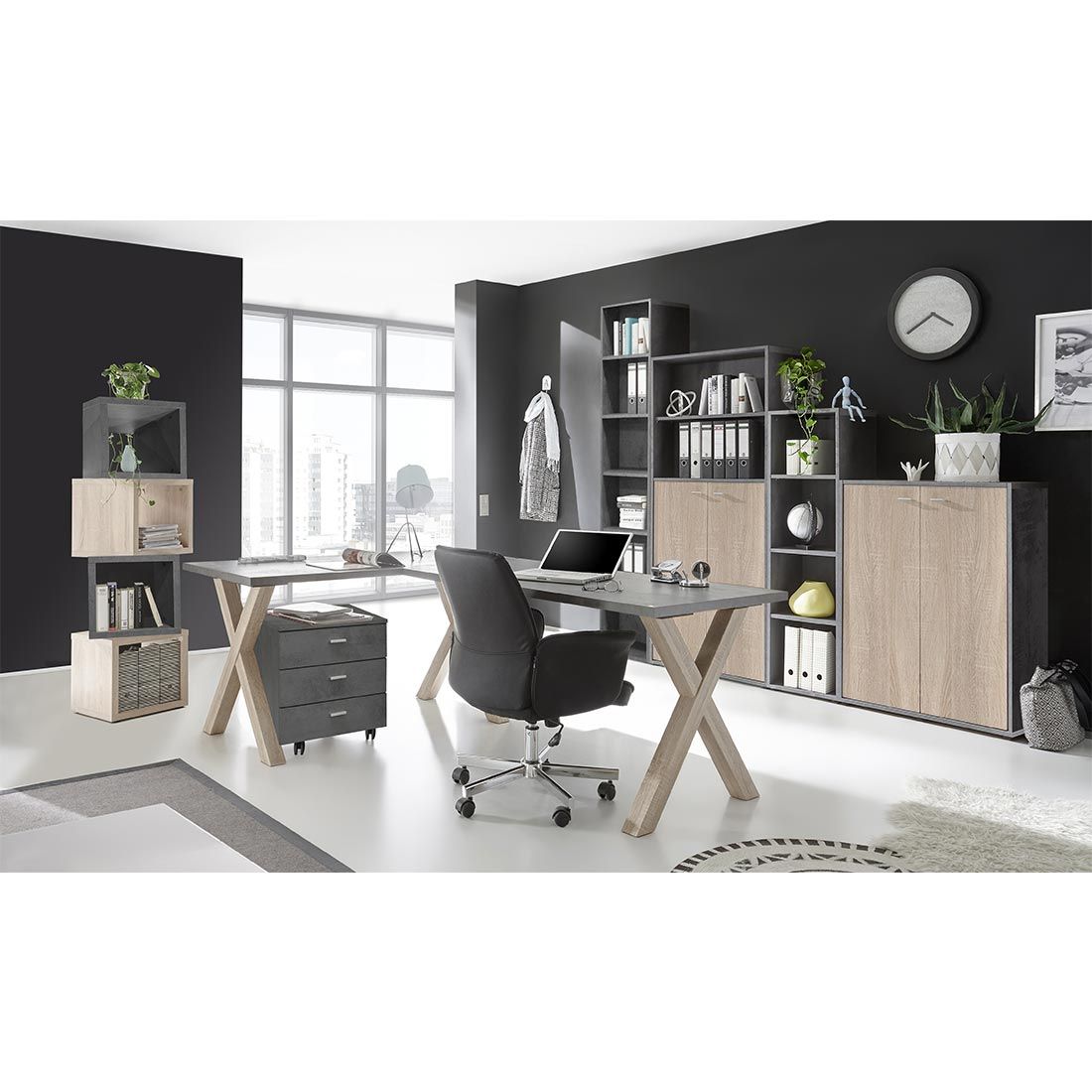 Mäusbacher Mister Office Aktenregal 81x36x180cm