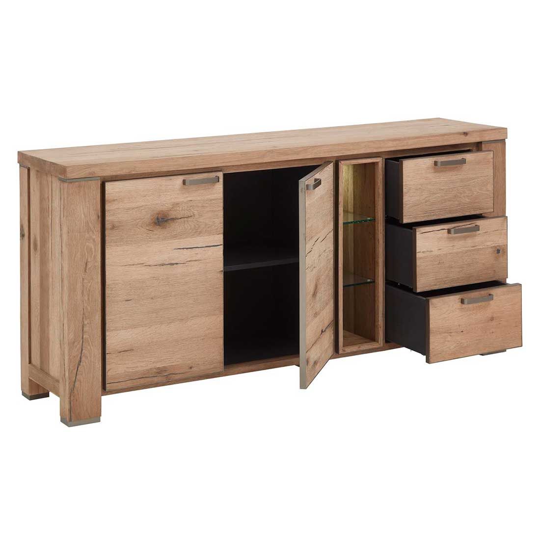 Habufa Canova Sideboard mit Beleuchtung 190x45x90cm