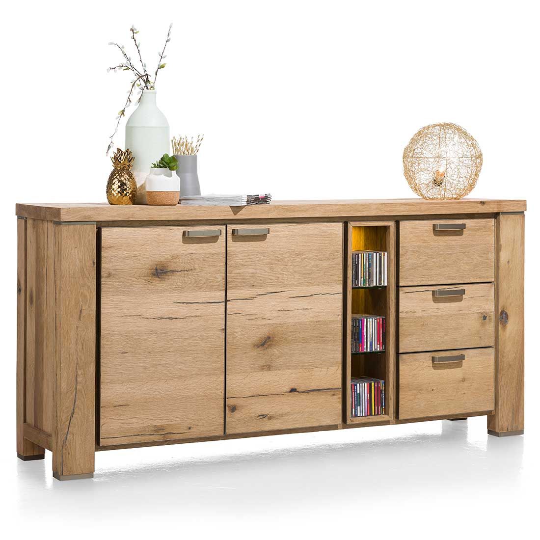 Habufa Canova Sideboard mit Beleuchtung 190x45x90cm
