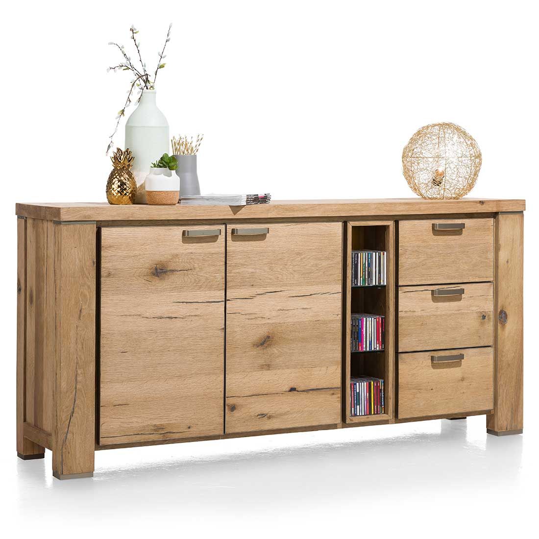 Habufa Canova Sideboard mit Beleuchtung 190x45x90cm