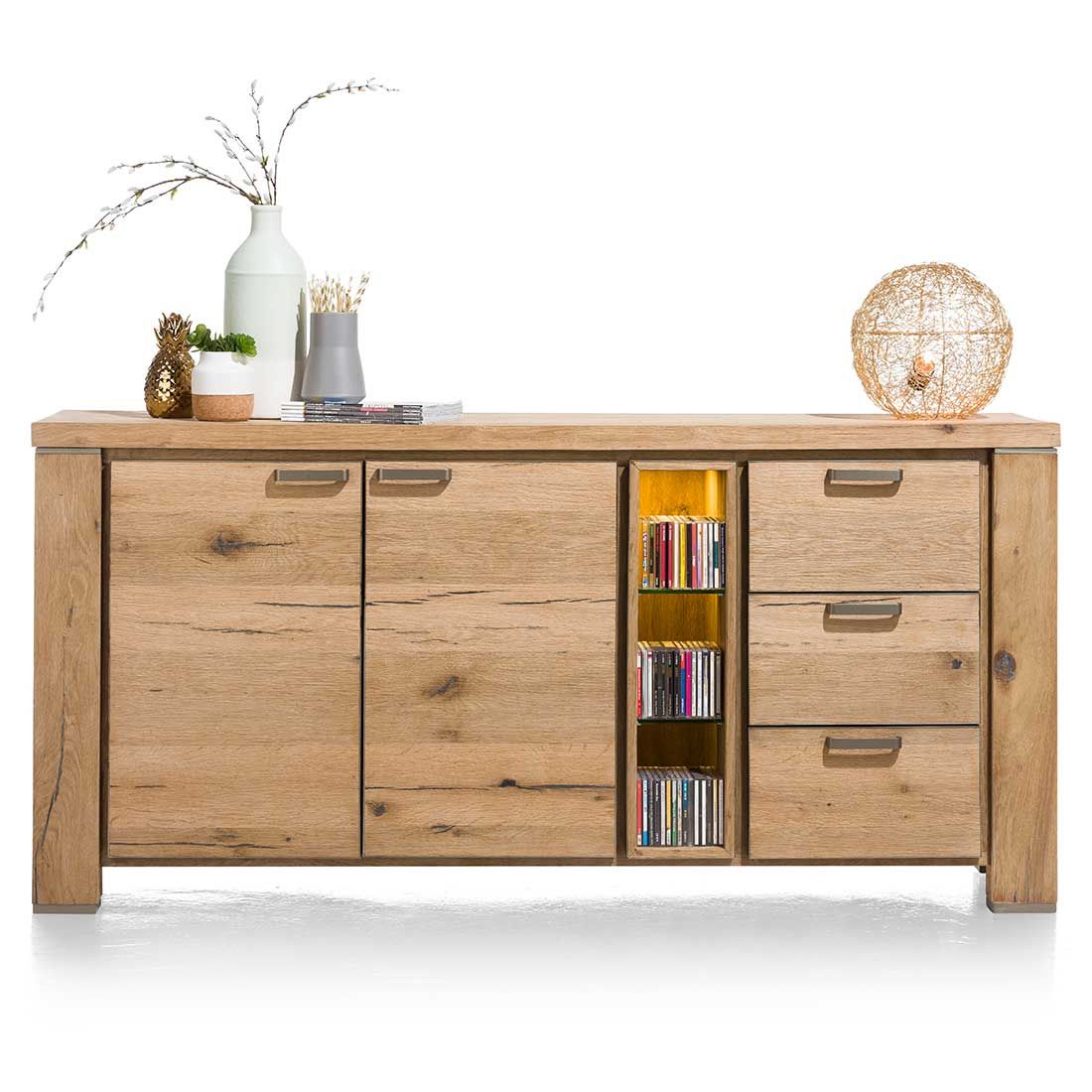 Habufa Canova Sideboard mit Beleuchtung 190x45x90cm