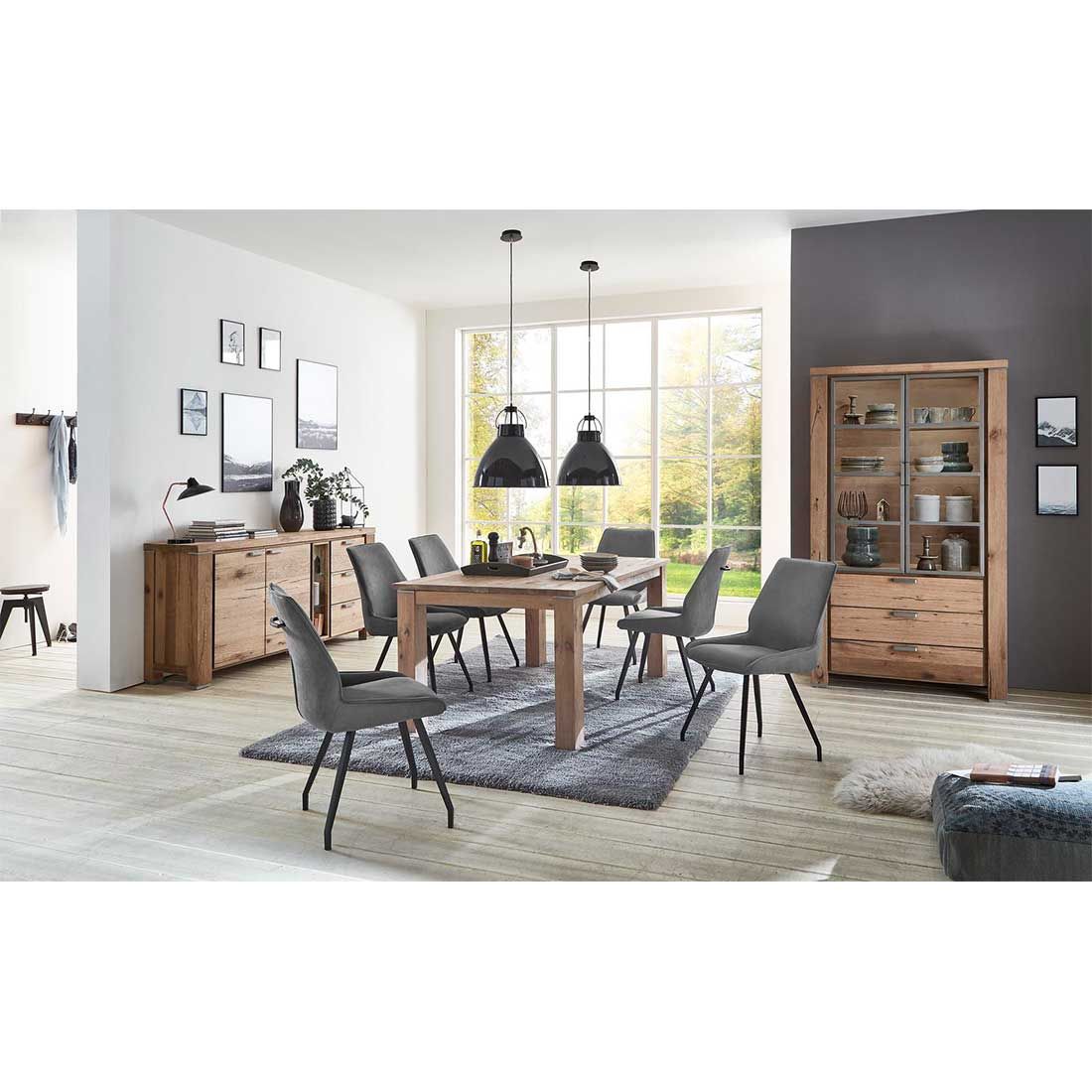Habufa Canova Sideboard mit Beleuchtung 190x45x90cm