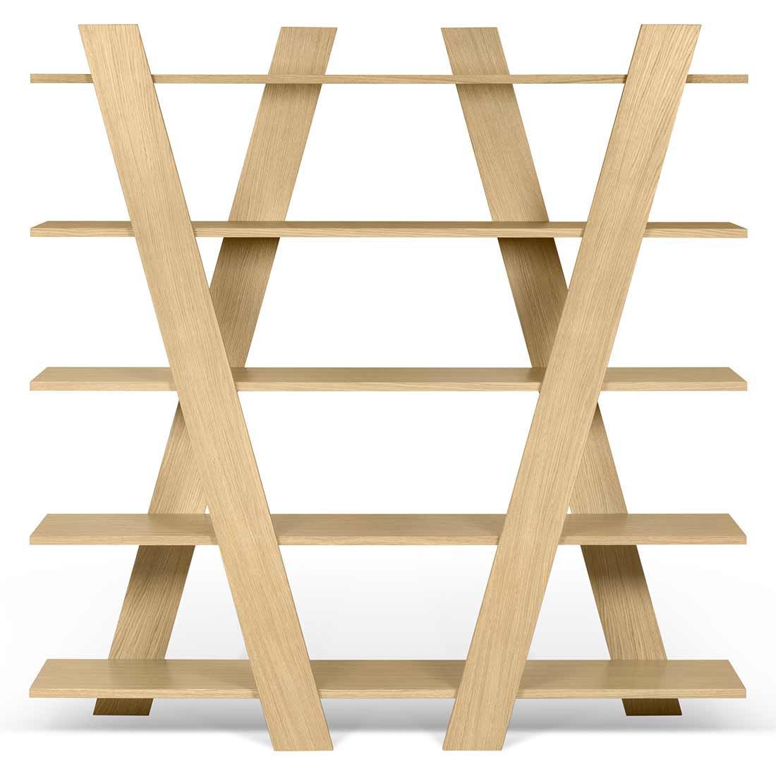 TEMAHOME Wind Wandregal 156x39x160cm