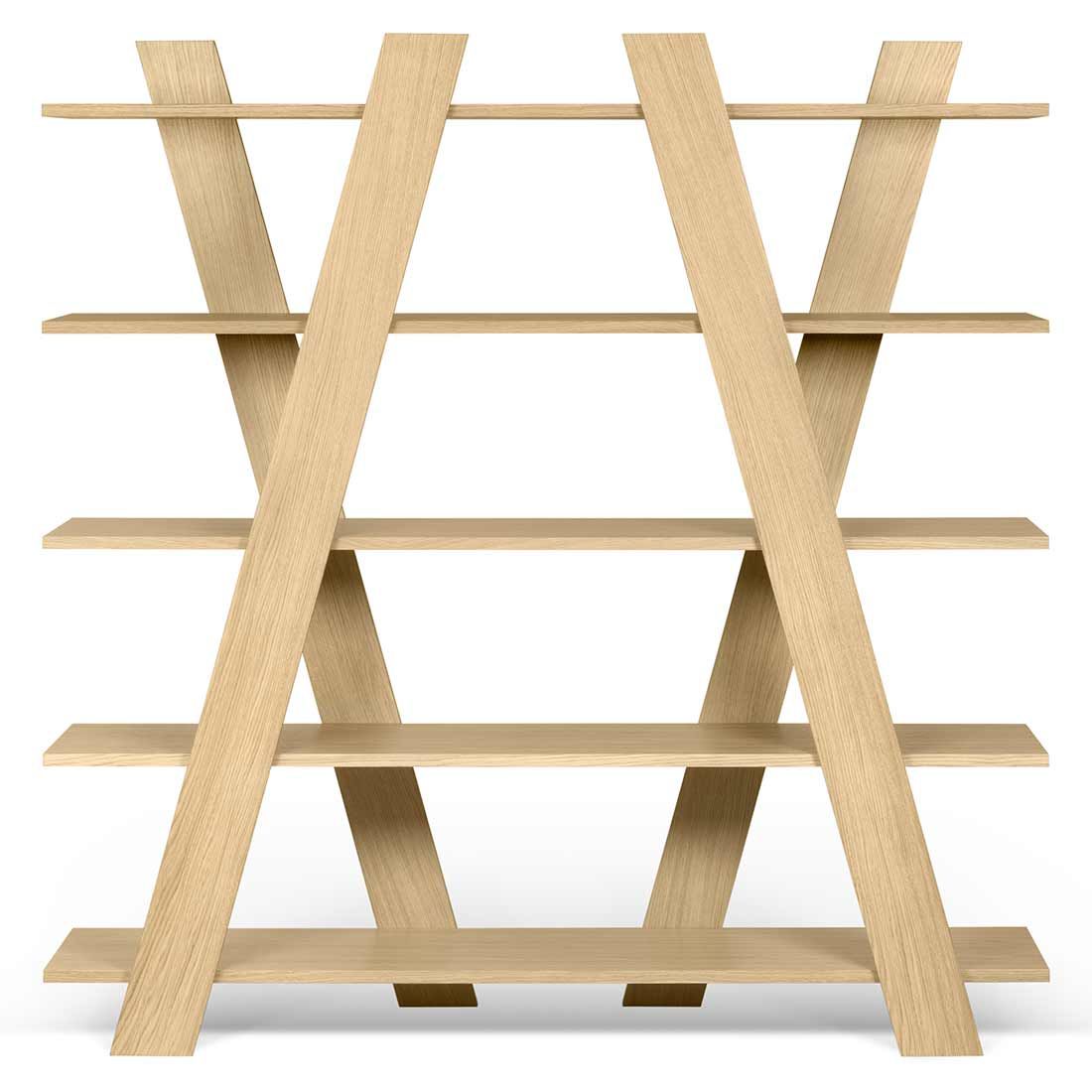 TEMAHOME Wind Wandregal 156x39x160cm