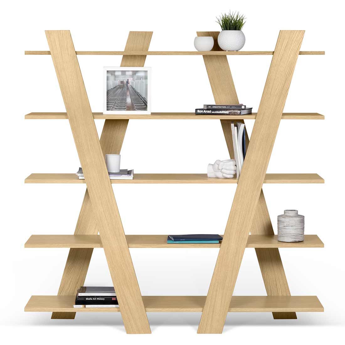 TEMAHOME Wind Wandregal 156x39x160cm