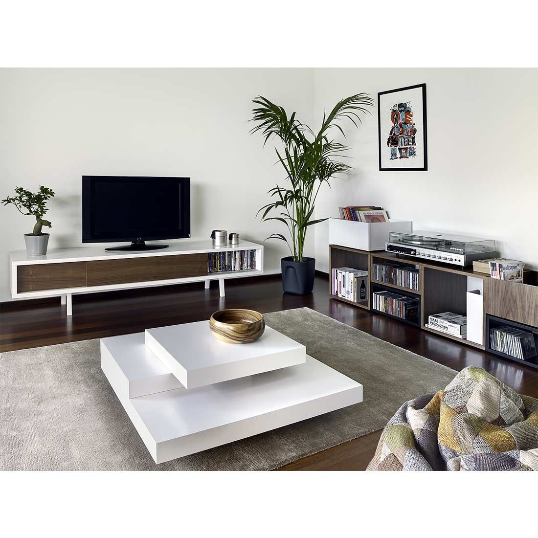 TEMAHOME Slate Couchtisch 90x90cm