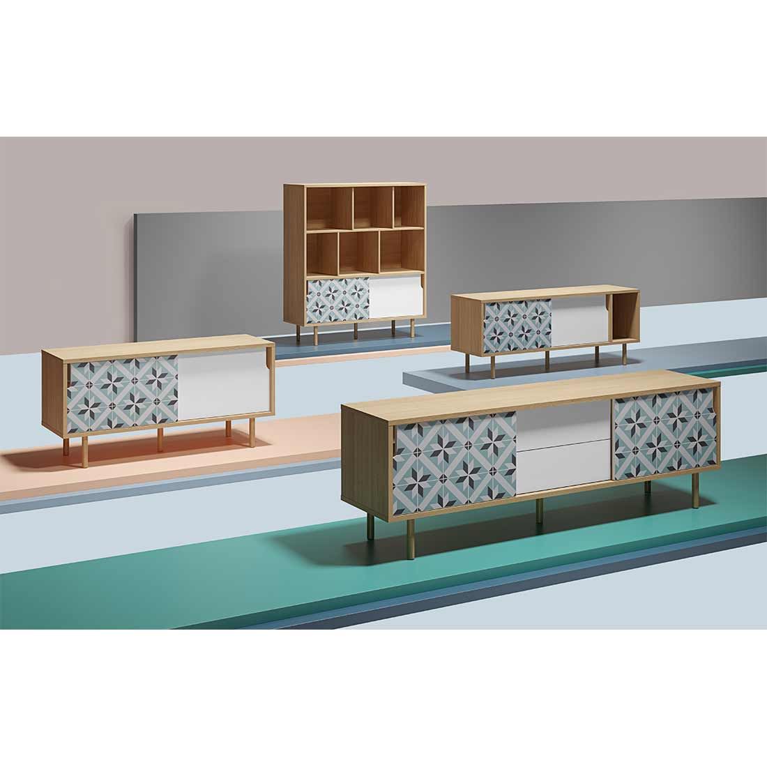 TEMAHOME Dann Highboard 135x45x152cm