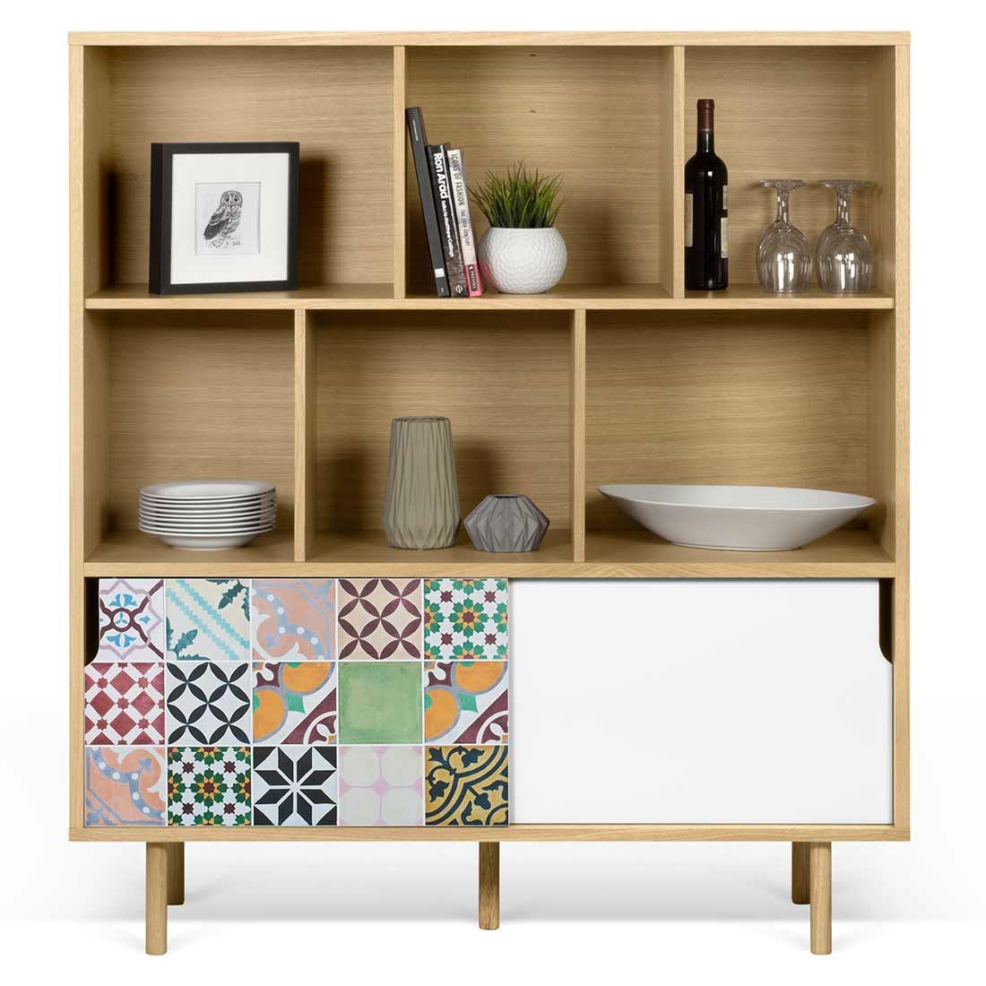 TEMAHOME Dann Highboard 135x45x152cm