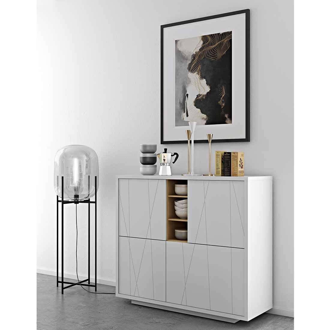 TEMAHOME Niche Highboard 128x45x111cm