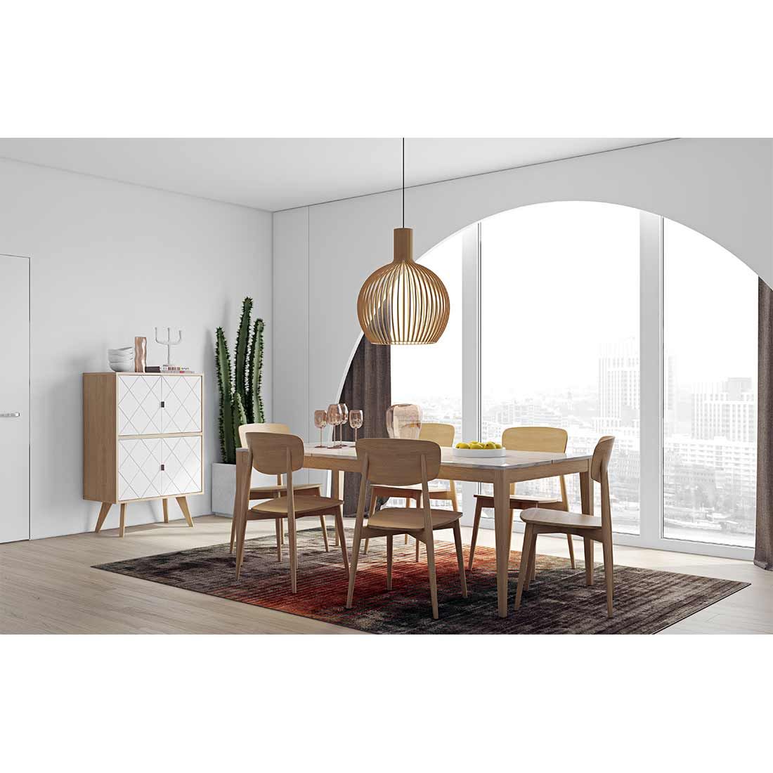 TEMAHOME Brigitte Highboard 80x45x125cm