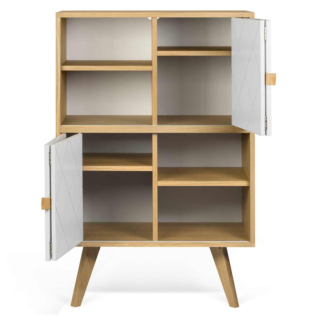 TEMAHOME Brigitte Highboard 80x45x125cm