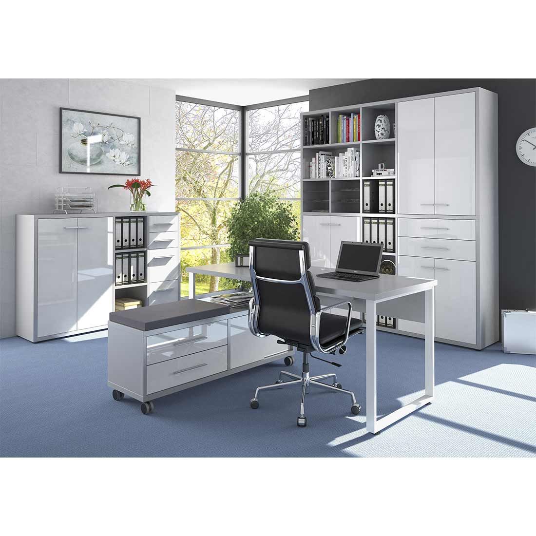 Maja Möbel Set+ Büroschrank 155,7x40x110,7cm